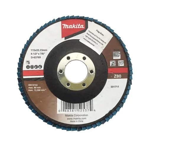 Disco Flap 115m 4-1/2 Grao Z80 Makita D-63769 -