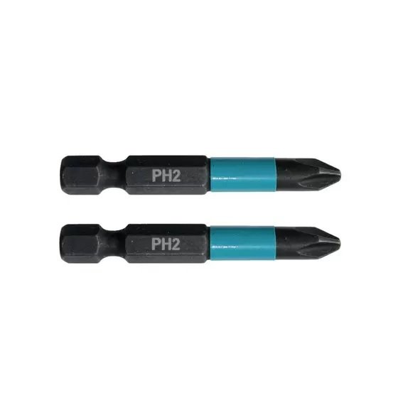 Ponta Bits Phillips Ph2 50Mm Impacto B-63725 Makita – 2 Peças -