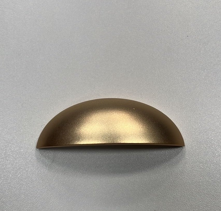 Puxador Concha De Sobrepor Lunar Gold Opaco 64mm JAD3535 - Jador 1