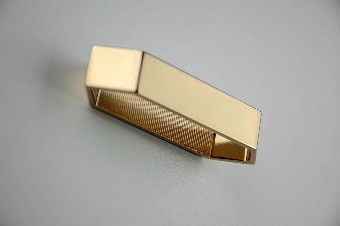 Puxador Elemento Zen M Dourado Matte ZP5454.955 - Zen 1 PADRÃO