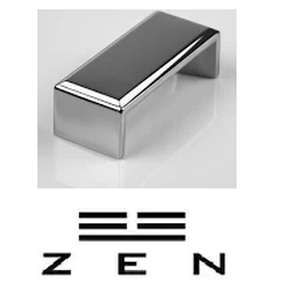 Puxador Cup Ponto Níquel Velho ZP5238.889 - Zen 1 PADRÃO