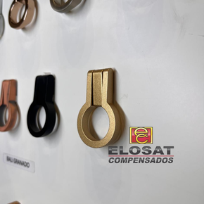 Puxador Beetle com Base Granada Niquel Escovado ZP5402.916 - Zen 1