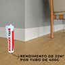 tubo de fixa espelho hagader branco 400g 6733a56c7c58e